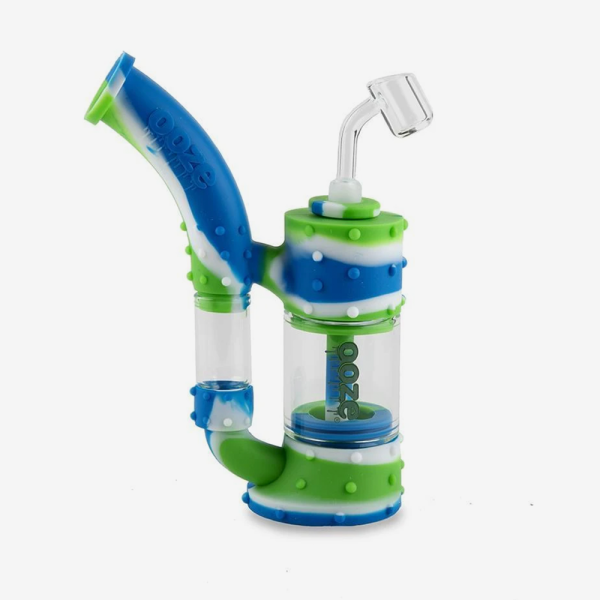 RS OOZE Stack SiliconeBubbler BLUE WHITE GREEN