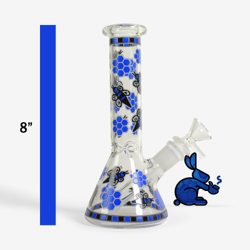 RS BongBeakerBlueBees A
