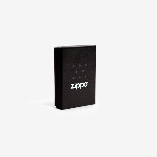 ZIPPO Caja FLat Grey Zippo Logo