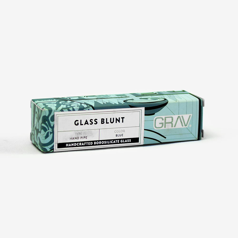 GRAV GLASS BLUNT CON OJAL DE SILICON Rabbit Smokers en