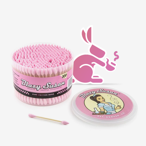 BLAZY SUSAN Pink Cotton Buds 300 pcs
