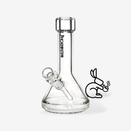 PHOENIX STAR Bong Beaker Thick Mouthpiece y Heavy Base 6"